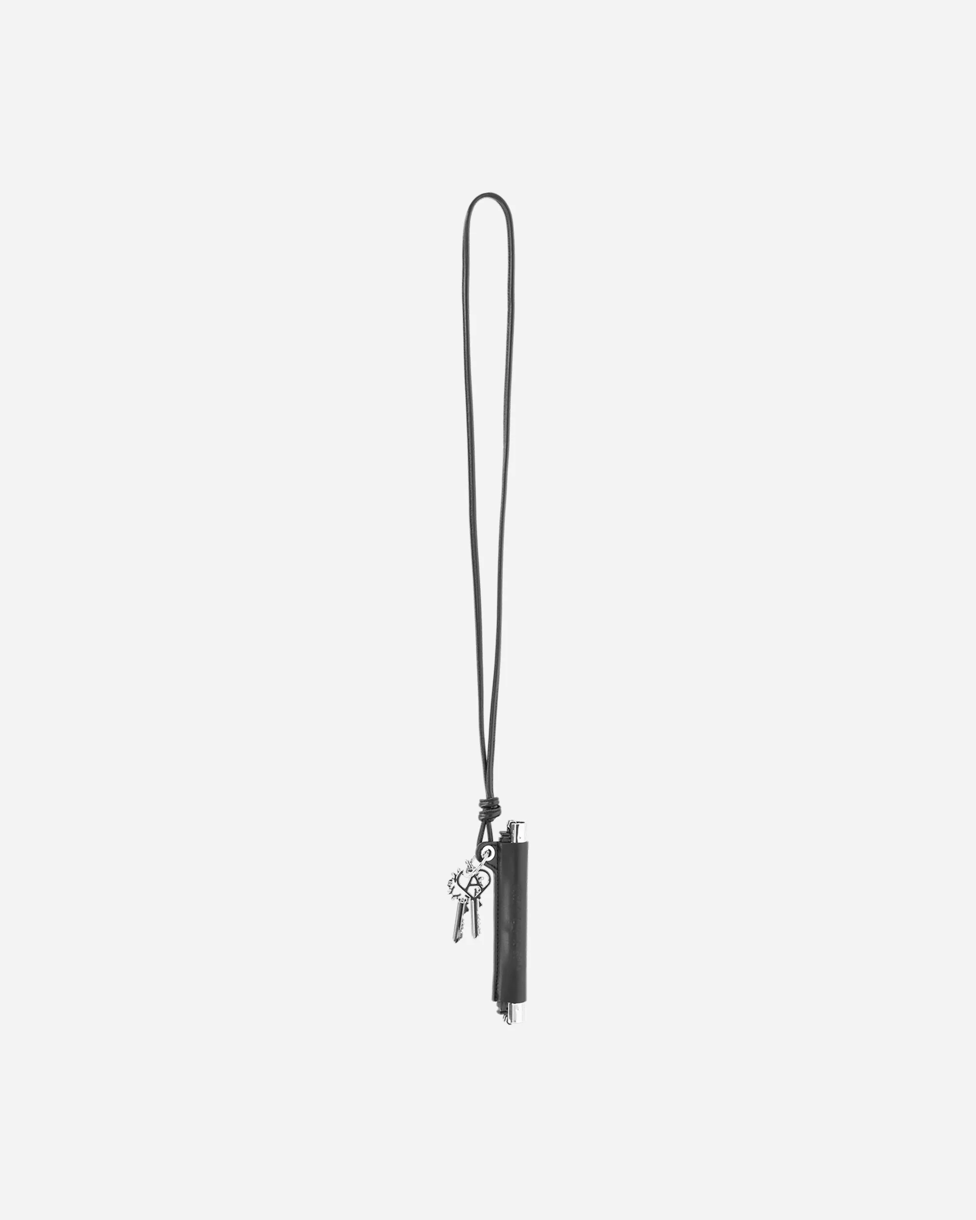 Leather Keychain Black - Image 3